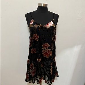 Floral sheer dress